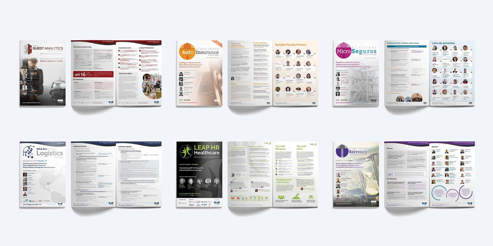 event brochures