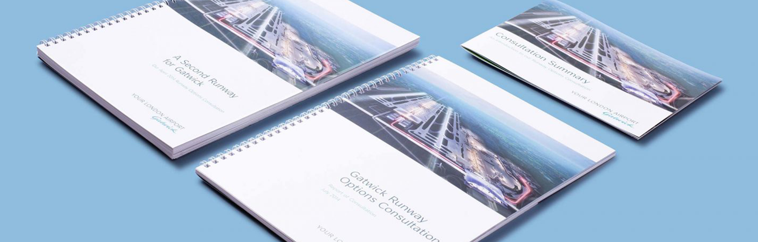 Gatwick Airport document and report design