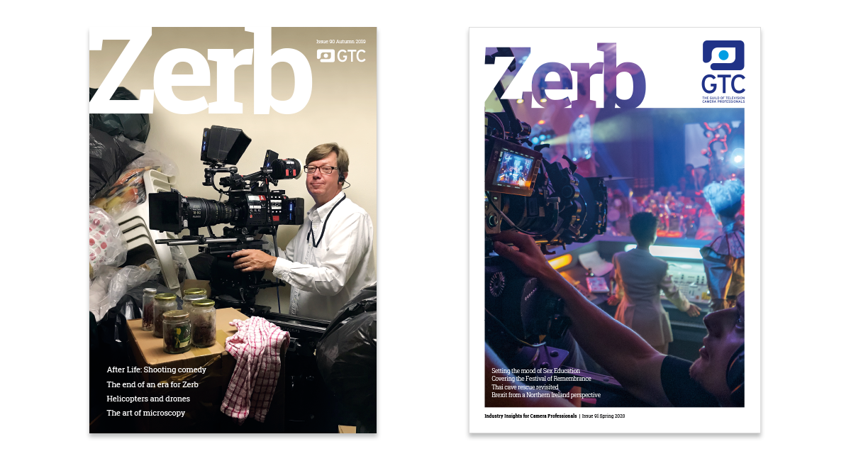 Recent and new Zerb magazine covers